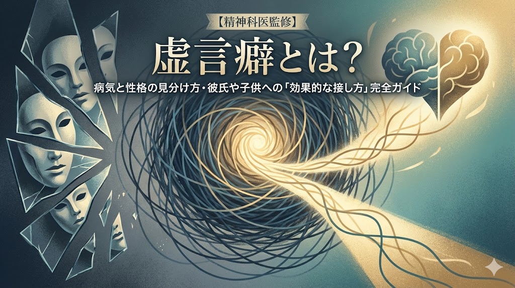 【精神科医監修】虚言癖とは？病気と性格の見分け方・彼氏や子供への「効果的な接し方」ガイド