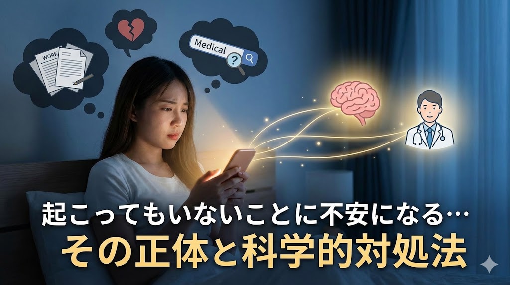 【精神科医監修】起こってもいないことに不安になる…その正体と「今夜から眠れる」科学的対処法