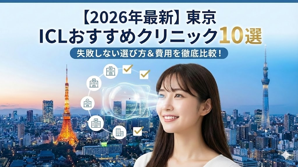 東京のICL手術おすすめクリニック10選！安さや口コミの真偽を徹底検証