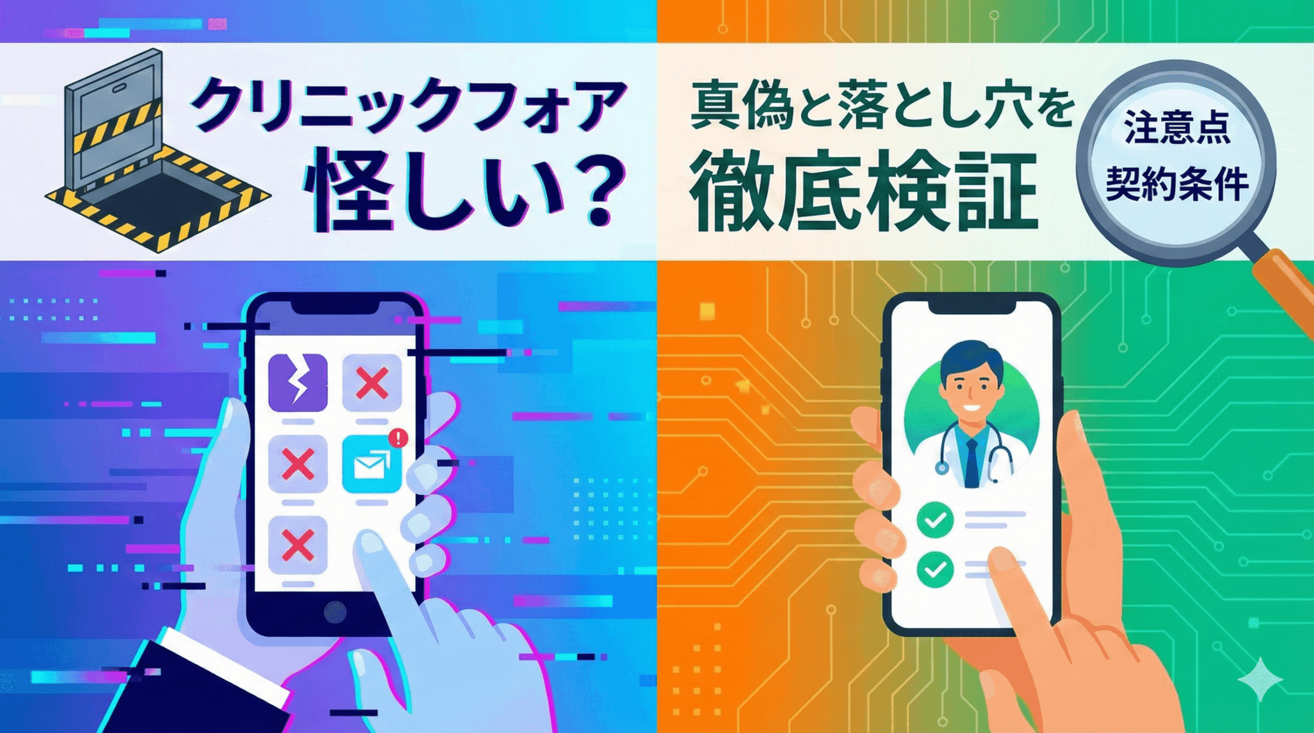 【医師監修】クリニックフォアの口コミは怪しい？悪い評判の真偽と「落とし穴」を徹底検証