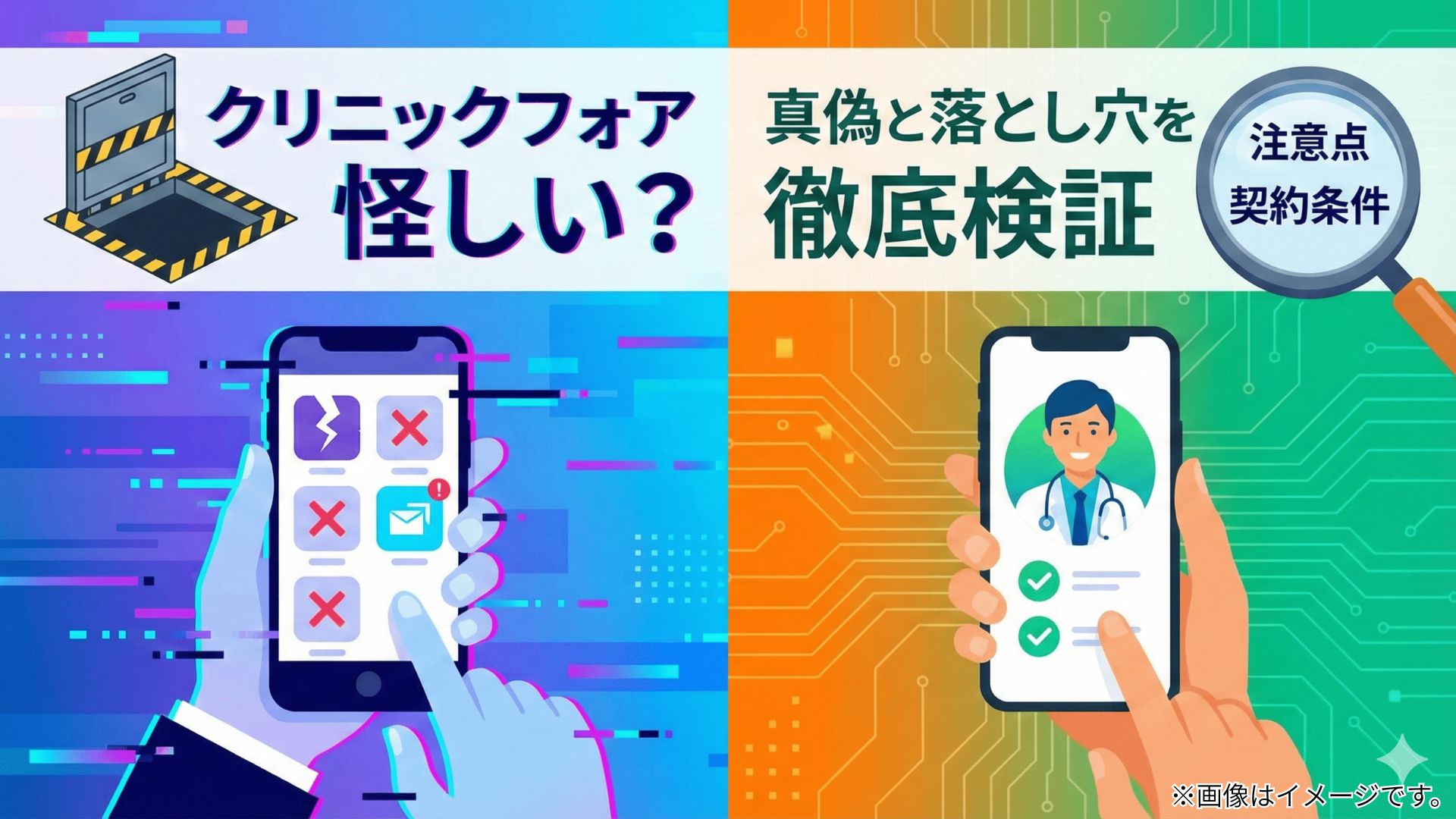 医師監修】クリニックフォアの口コミは怪しい？悪い評判の真偽と「落とし穴」を