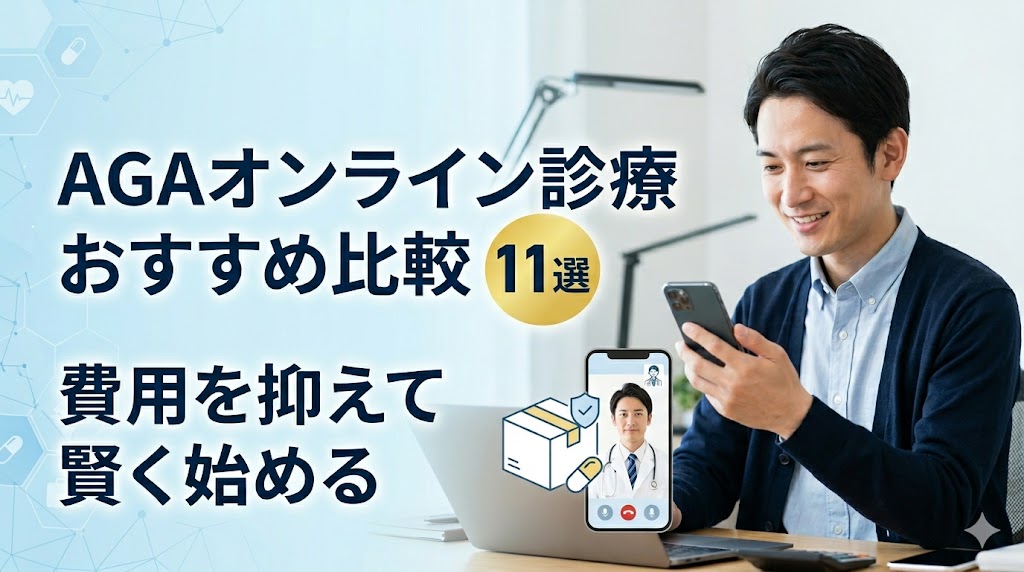 AGAオンライン診療おすすめ比較11選！安くて安心なのはどこがいい？